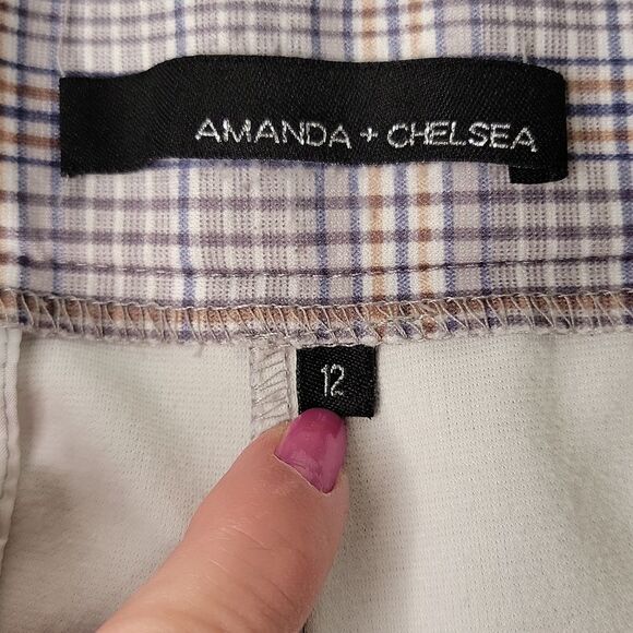 Amanda & Chelsea. Women's Plaid Dress Pants. Size 12. EUC - Picture 4 of 8
